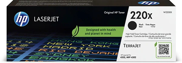 HP originální toner W2200X, HP 220X, black, 7500str., high capacity