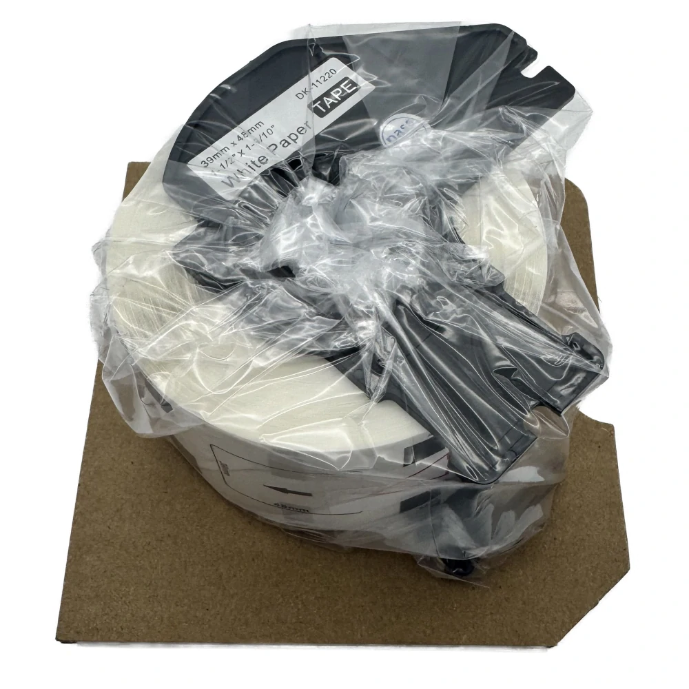 Štítky / etikety pro tiskárny BROTHER QL - typ DK-11220 - 39 x 48 mm - 620 ks/role, bílá (kompatibilní)