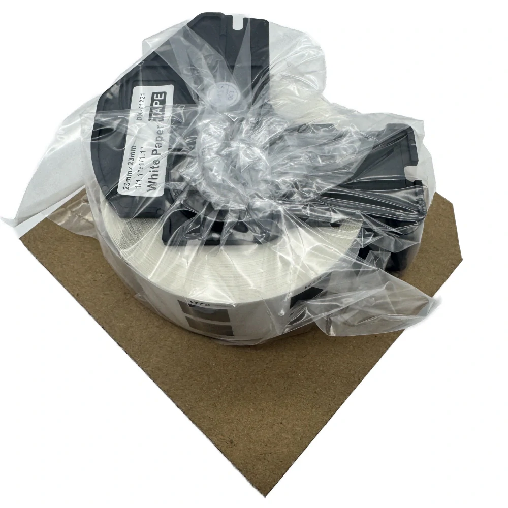 Štítky / etikety pro tiskárny BROTHER QL - typ DK-22211 – 29 mm x 15,24 m - bílá, papírová samolepící role (kompatibilní)