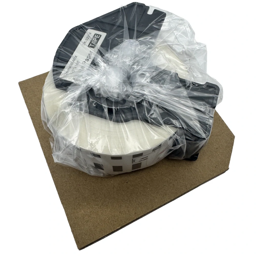 Štítky / etikety pro tiskárny BROTHER QL - typ DK-22214 – 12 mm x 30,48 m - bílá, papírová samolepící role (kompatibilní)