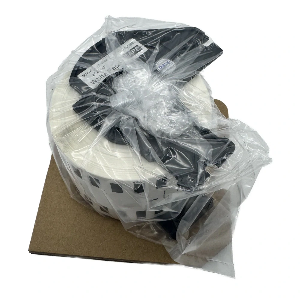 Štítky / etikety pro tiskárny BROTHER QL - typ DK-22223 – 50 mm x 30,48 m - bílá, papírová samolepící role (kompatibilní)