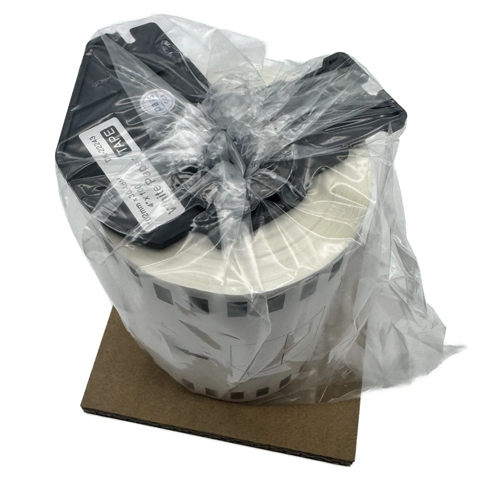 Štítky / etikety pro tiskárny BROTHER QL - typ DK-22243 – 102 mm x 30,48 m - bílá, papírová samolepící role (kompatibilní)