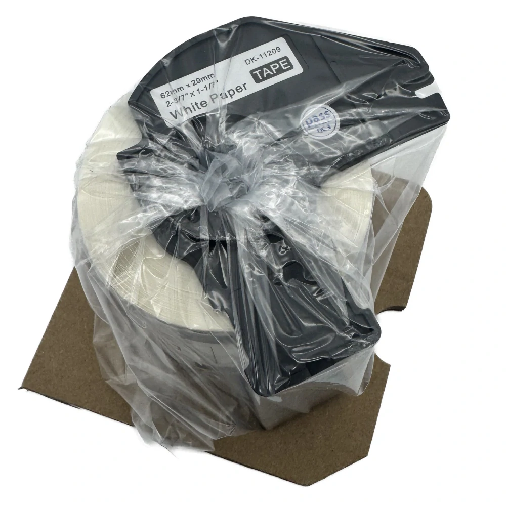 Štítky / etikety pro tiskárny BROTHER QL - typ DK-11209 - 62 x 29 mm - 800 ks/role, bílá (kompatibilní)