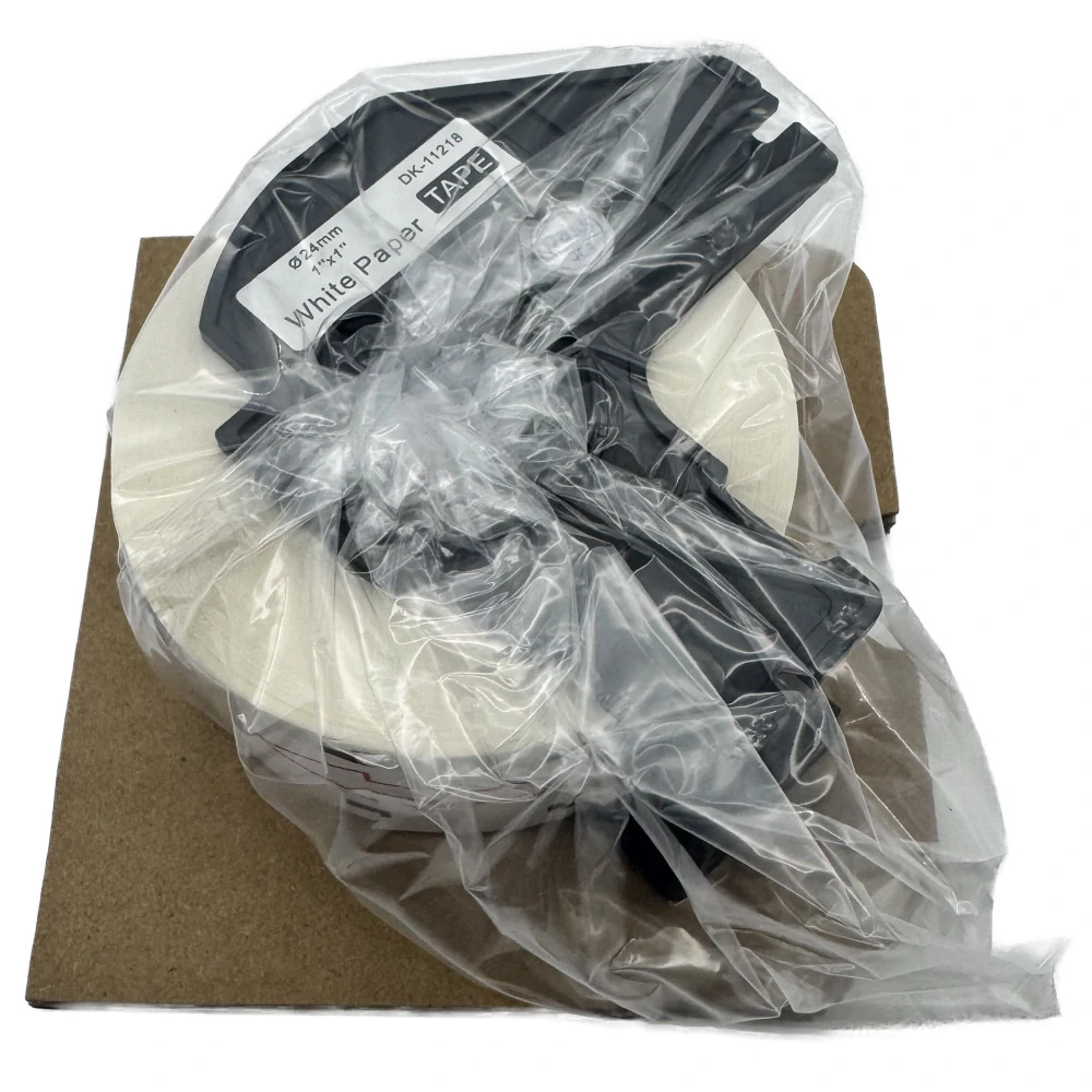 Štítky / etikety pro tiskárny BROTHER QL - typ DK-11218 - průměr 24 mm - 1000 ks/role, bílá (kompatibilní)