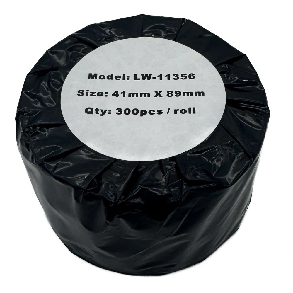 Páska pro štítkovače DYMO – LW-11356 – 41 x 89 mm – 300 ks/role (kompatibilní)