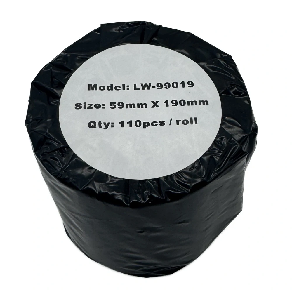 Páska pro štítkovače DYMO – LW-99019 – 59 x 190 mm – 110 ks/role (kompatibilní)