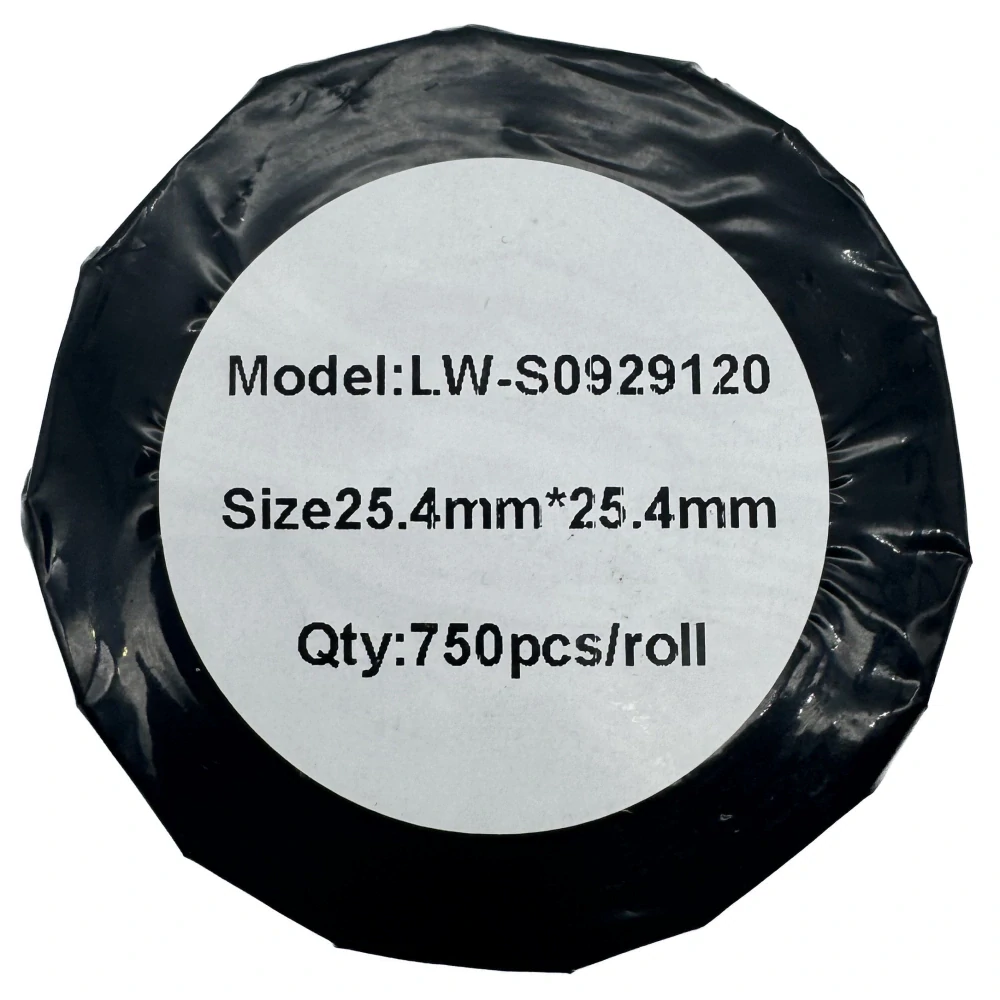 Páska pro štítkovače DYMO – LW-S0929120 – 25,4 x 25,4 mm – 750 ks/role (kompatibilní)