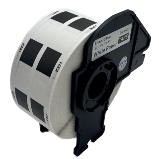 Štítky / etikety pro tiskárny BROTHER QL - typ DK-22211 – 29 mm x 15,24 m - bílá, papírová samolepící role (kompatibilní)