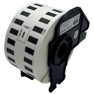 Štítky / etikety pro tiskárny BROTHER QL - typ DK-22225 – 38 mm x 30,48 m - bílá, papírová samolepící role (kompatibilní)