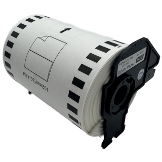 Štítky / etikety pro tiskárny BROTHER QL - typ DK-22243 – 102 mm x 30,48 m - bílá, papírová samolepící role (kompatibilní)