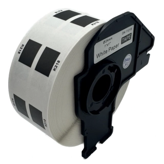 Štítky / etikety pro tiskárny BROTHER QL - typ DK-11218 - průměr 24 mm - 1000 ks/role, bílá (kompatibilní)